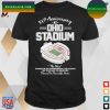 100th anniversary 1922 at Ohio stadium 2022 the shoc thanks for the championships the legends the tears and the memories there’s no place like home T-shirt
