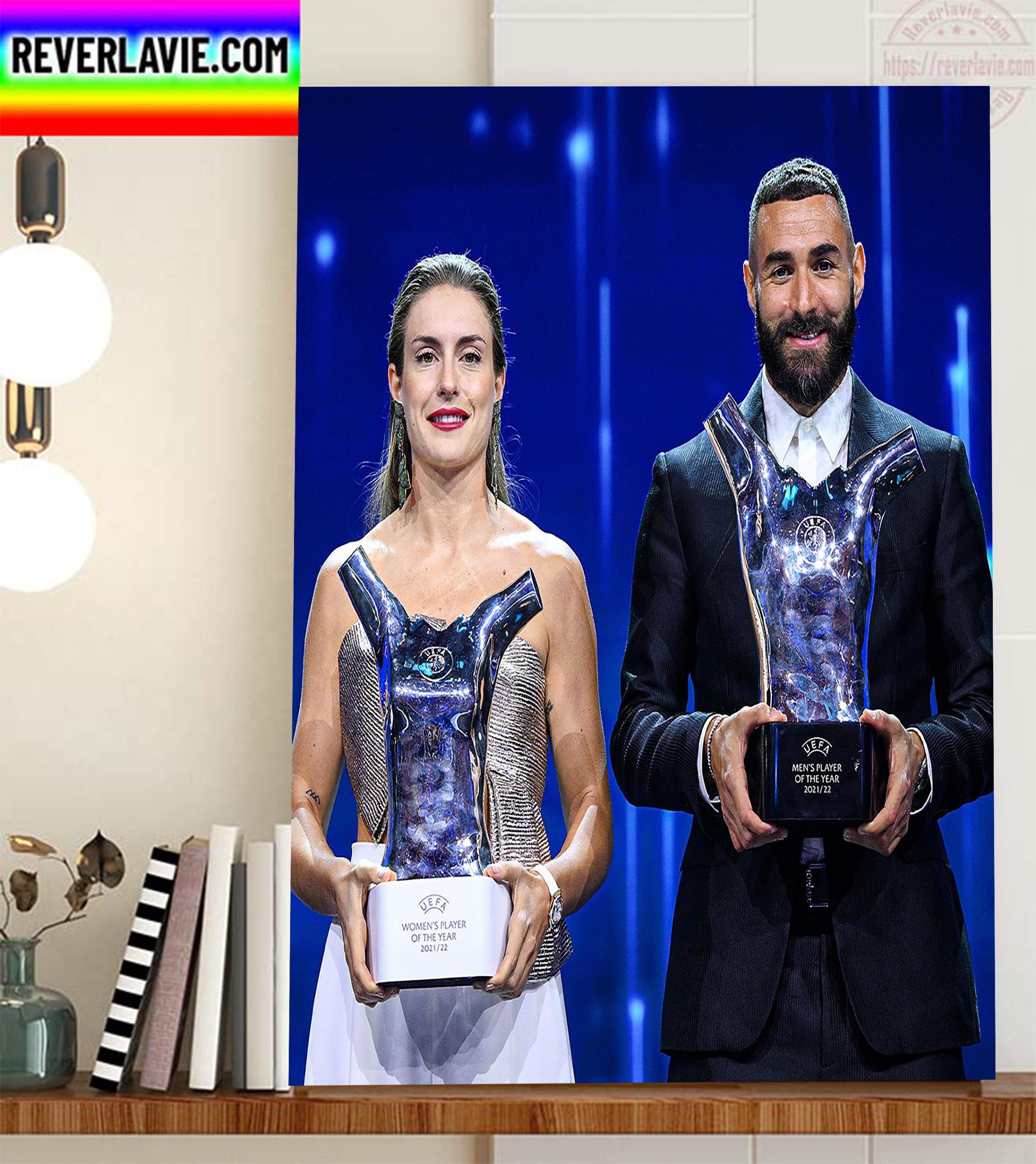 2022 UEFA Mens And Womens Player Of The Year Home Decor Poster Canvas 2022 UEFA Mens And Womens Player Of The Year Home Decor Poster Canvas