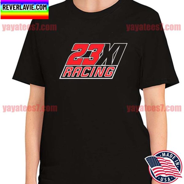 23XI Racing Checkered Flag Graphic 1-Spot T-Shirt
