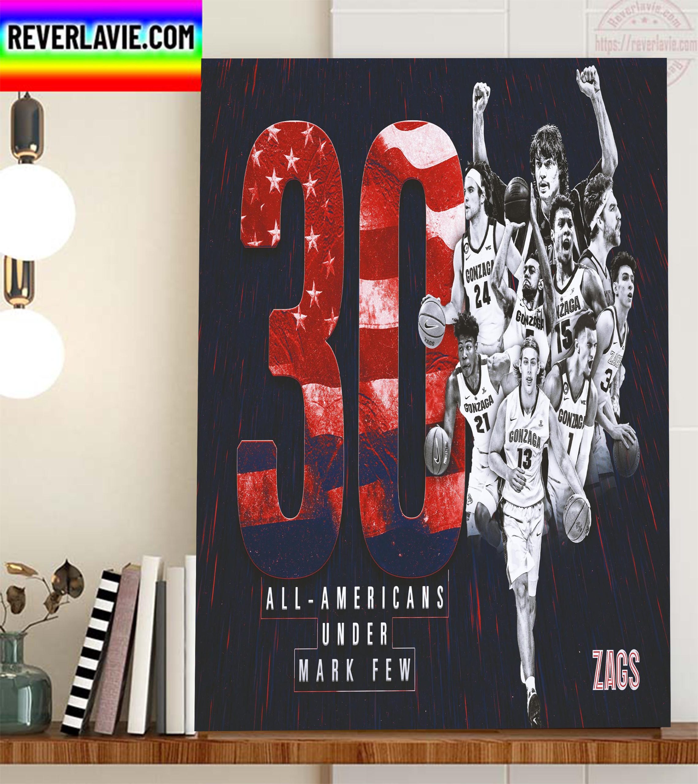 30 All Americans Under Mark Few Home Decor Poster Canvas 30 All Americans Under Mark Few Home Decor Poster Canvas