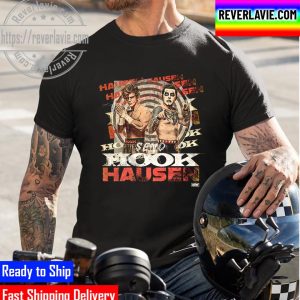 AEW All Elite Wrestling Hook and Danhausen Send Hook Hausen Again Unisex T-Shirt
