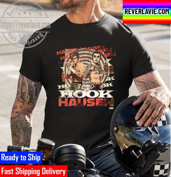 AEW All Elite Wrestling Hook and Danhausen Send Hook Hausen Again Unisex T-Shirt