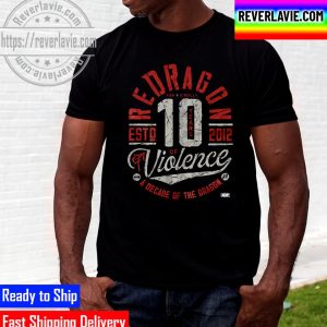 AEW All Elite Wrestling ReDragon 10 Years of Violence Unisex T-Shirt