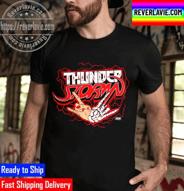 AEW All Elite Wrestling Thunder Rosa and Toni Storm Thunder Storm Unisex T-Shirt