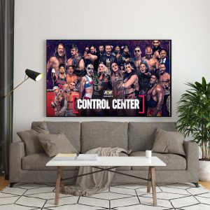 AEW Wrestling Dynamite Control Center All Members Poster Canvas