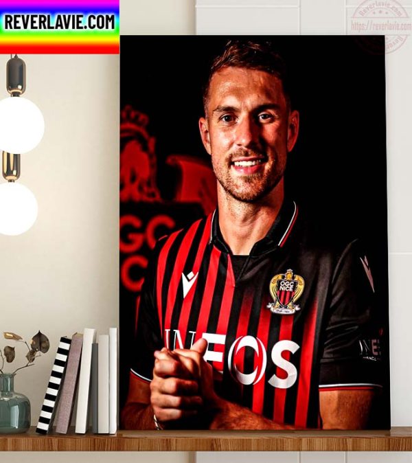 Aaron Ramsey Has Joined OGC Nice On A Free Transfer Home Decor Poster Canvas