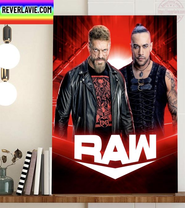 Adam Edge Copeland In WWE RAW Home Decor Poster Canvas