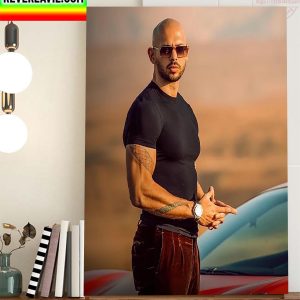 Andrew Tate Banned From Facebook And Instagram Home Decor Poster Canvas