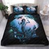 American Eagle Harley Davidson In Black Background Bedding Set