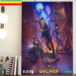 Archer FX Returns August 24 Home Decor Poster Canvas