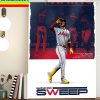 Atlanta Braves Sweep Marlins Four Game Home Decor Poster Canvas