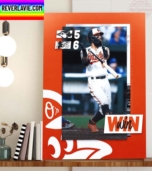 Baltimore Orioles MLB Win Home Decor Poster Canvas