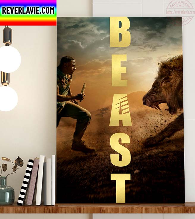 Beast Official Poster Idris Elba Home Decor Poster Canvas Beast Official Poster Idris Elba Home Decor Poster Canvas
