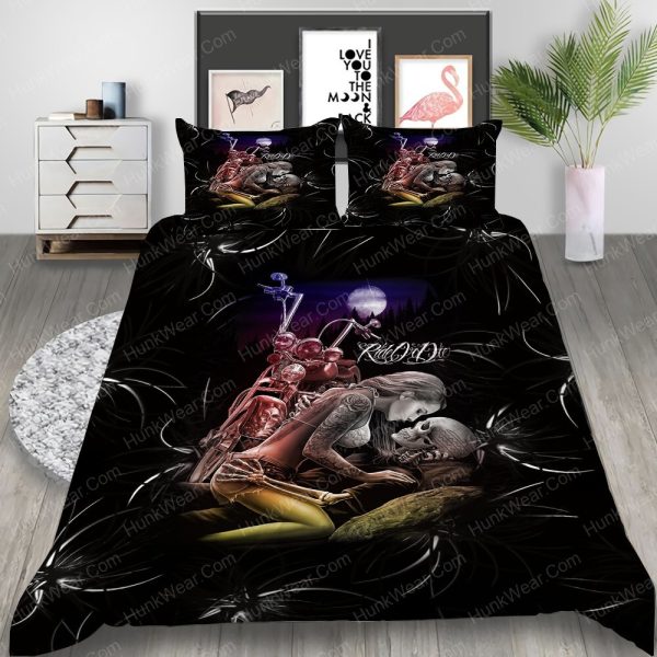 Beauty Motorcycle 3D Print Luxury Rick Owens Bedding Set