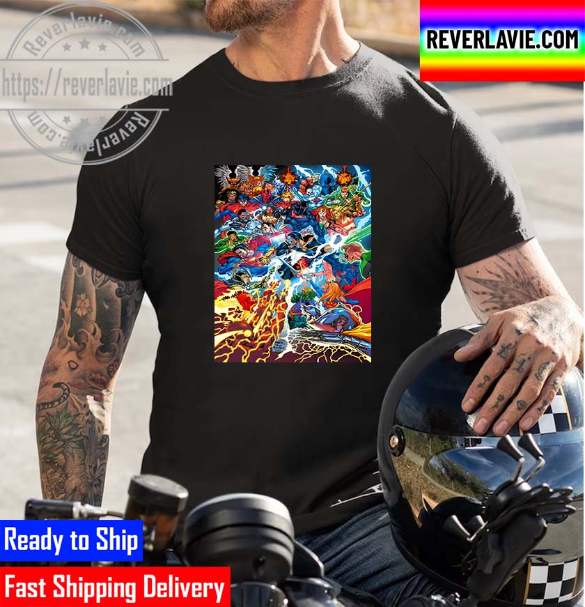 Black Adam Cover All Characters DC Comics Unisex T-Shirt Black Adam Cover All Characters DC Comics Unisex T-Shirt