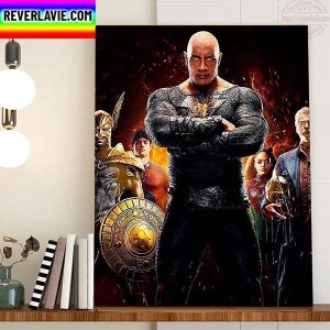 Black Adam The Rock New Art For Movie Home Decor Poster Canvas