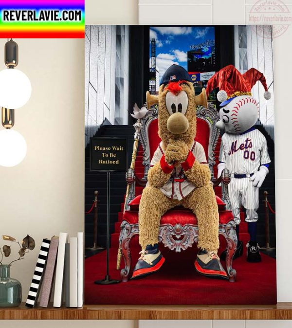 Blooper Braves Is MLB Most followed Mascot On Twitter Home Decor Poster Canvas