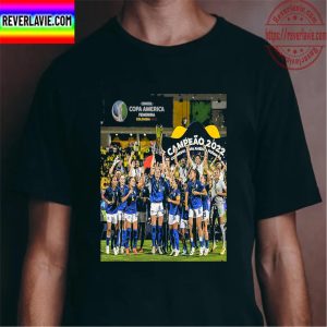 Brazil Champions Conmebol Copa America Femenina Colombia 2022 Unisex T-Shirt