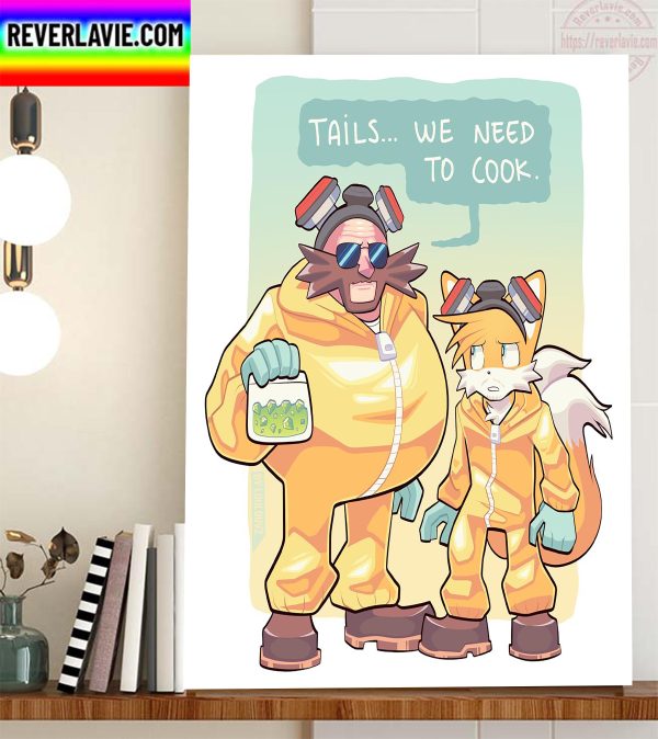 BreakingBad x Sonic Fan Art Home Decor Poster Canvas