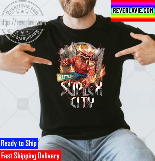 Brock Lesnar Suplex City Beast BLVD Unisex T-Shirt