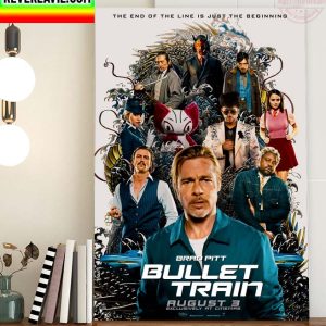 Bullet Train New Poster Home Decor Poster Canvas