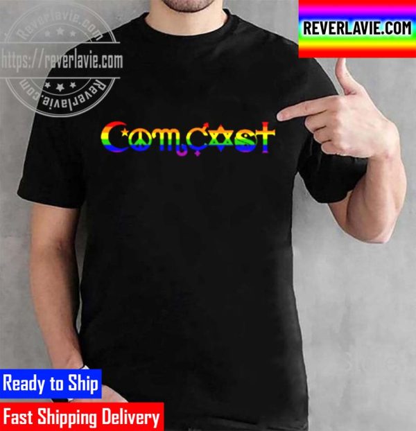 Cable Peace Rainbow Unisex T-Shirt