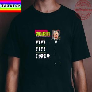 Carlo Ancelotti Is The First Manager To Win A League Title Unisex T-Shirt