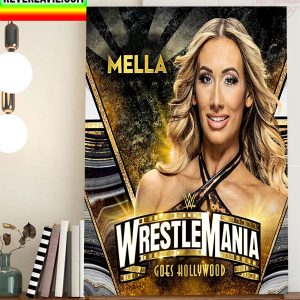 Carmella In WWE WrestleMania Goes Hollywood Home Decor Poster Canvas