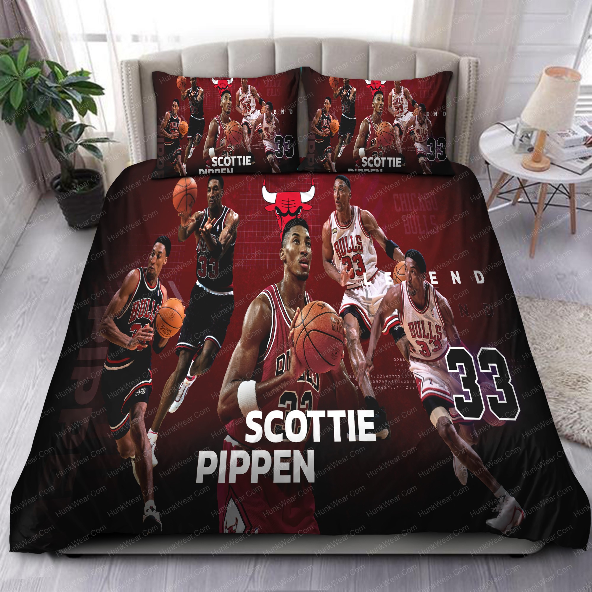 Chicago Bulls Scottie Pippen Bedding Set Chicago Bulls Scottie Pippen Bedding Set