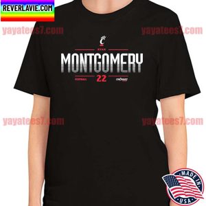 Cincinnati Bearcats football 22 Ryan Montgomery T-shirt