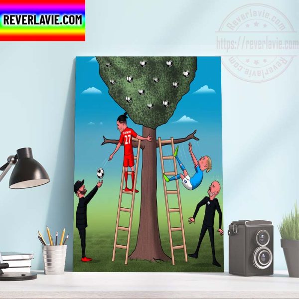 Community Shield Champions Liverpool x Manchester City Home Decor Poster Canvas