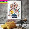 England Champions WEURO 2022 The First EURO Title Home Decor Poster Canvas