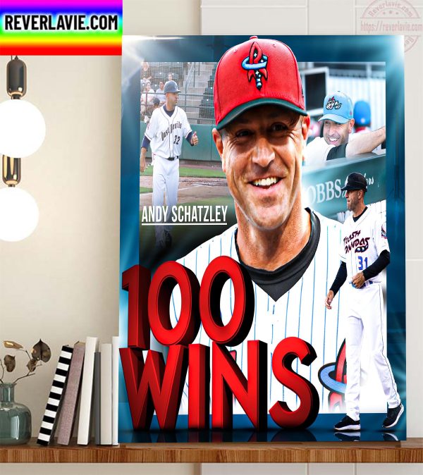 Andy Schatzley 100 Wins Home Decor Poster Canvas