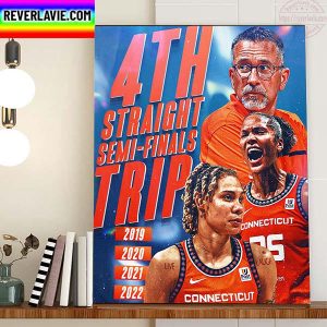Connecticut Sun 4th Straight Semi Finals Trip Home Decor Poster Canvas