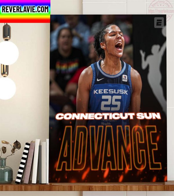 Connecticut Sun Advance WNBA Playoffs Home Decor Poster Canvas