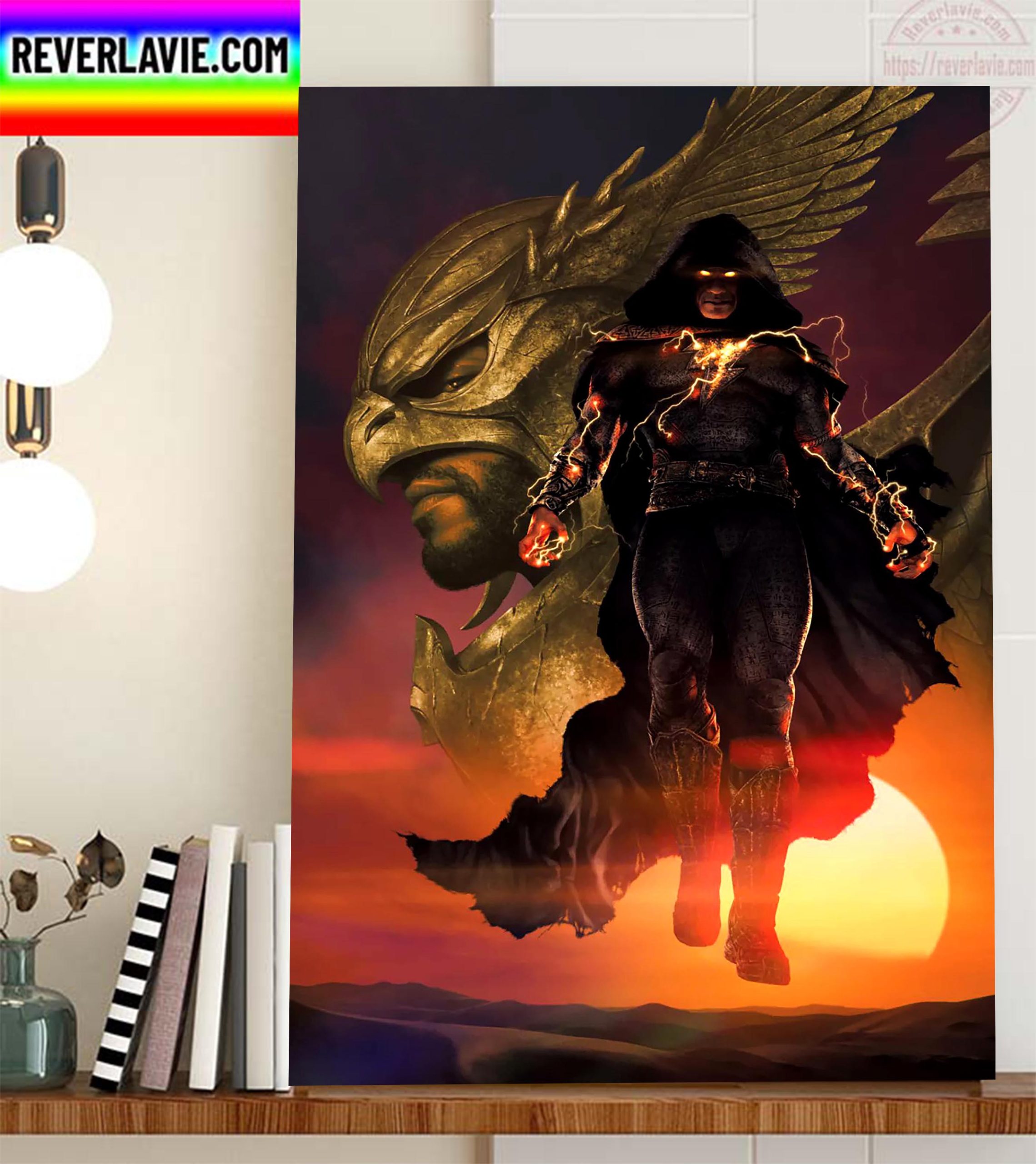 DC Comics Black Adam New Poster Movie Home Decor Poster Canvas DC Comics Black Adam New Poster Movie Home Decor Poster Canvas