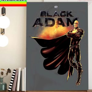 DC Comics Black Adam Promo Art Home Decor Poster Cavas