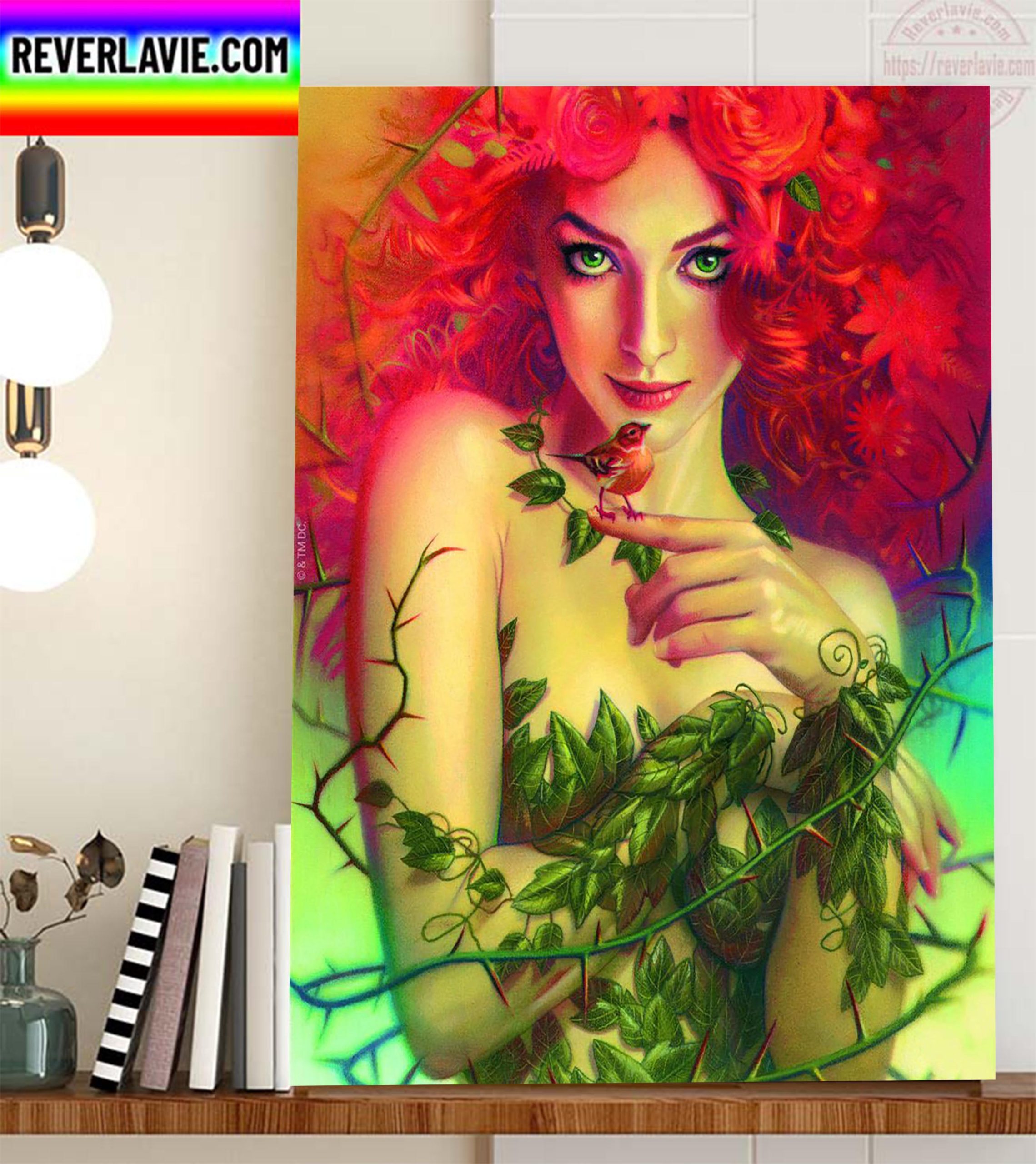 DC Comics Gotham City Poison Ivy Home Decor Poster Canvas DC Comics Gotham City Poison Ivy Home Decor Poster Canvas