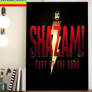 DC Comics Shazam Fury of the Gods Home Decor Poster Canvas