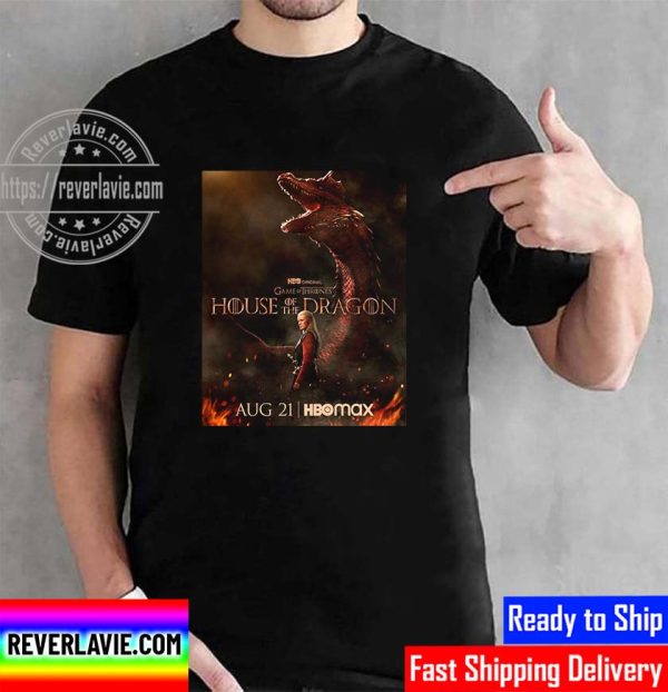 Daemon Targaryen and Caraxes House of The Dragon Unisex T-Shirt