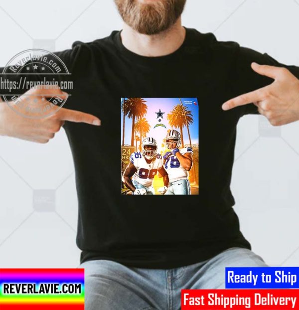 Dallas Cowboys vs Los Angeles Chargers In American Airlines Unisex T-Shirt