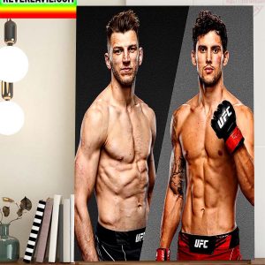 Dan Hooker Vs Claudio Puelles In UFC 281 New York Home Decor Poster Cavas
