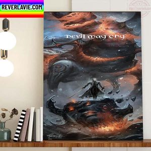 Devil May Cry 3 Vergil Fan Art Home Decor Poster Canvas