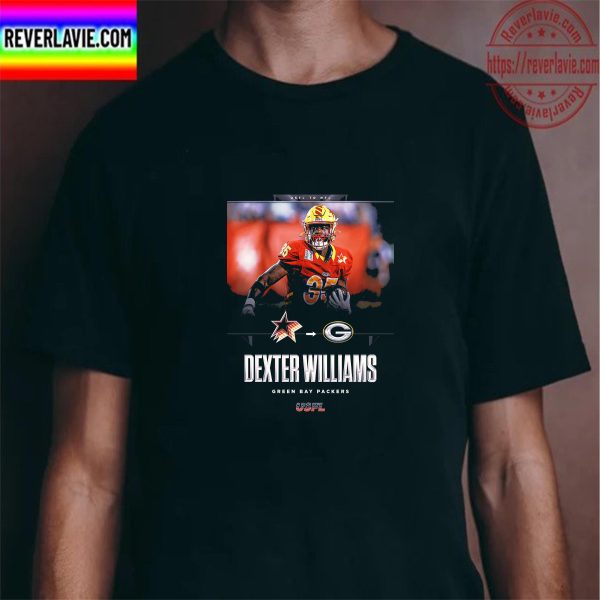 Dexter Williams From Philadelphia Stars to Green Bay Packers Unisex T-Shirt