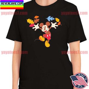 Disney Mickey Mouse Thanksgiving Autumn Fun T-Shirt