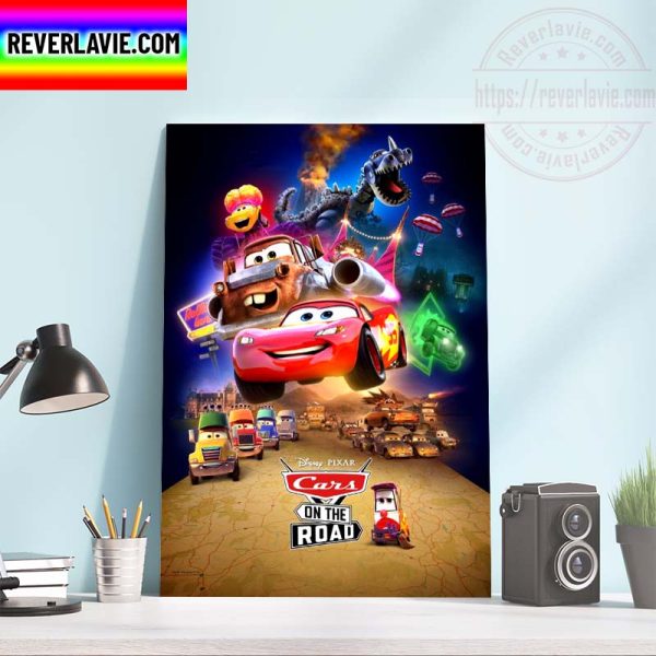 Disney+ Pixar Cars On The Road Home Decor Poster Canvas
