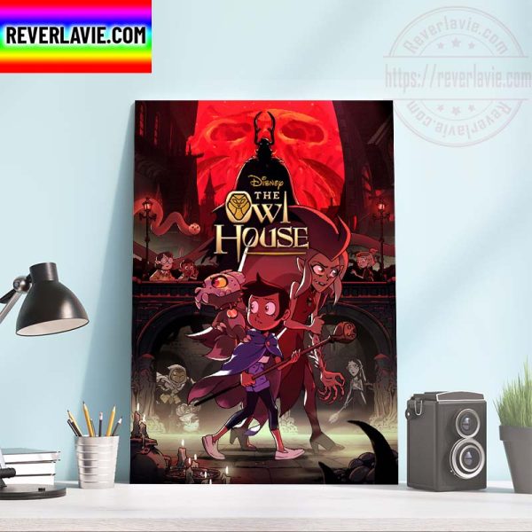 Disney+ The Owl House Official Poster Home Decor Poster Canvas