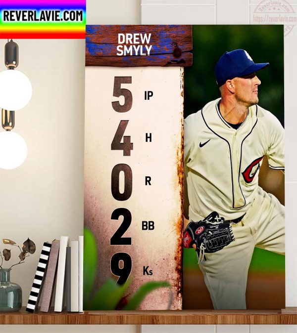 Drew Smyly In MLB At Field Of Dreams Home Decor Poster Canvas
