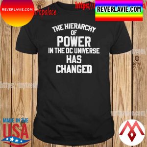 Dwayne Johnson The Hierarchy Of Power In The Dc Universe Has Changed T-Shirt