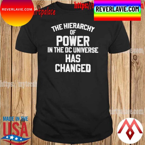 Dwayne Johnson The Hierarchy Of Power In The Dc Universe Has Changed T-Shirt
